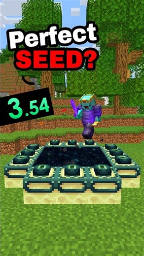Minecraft Perfect Seed Speedrun?! ⛏💎