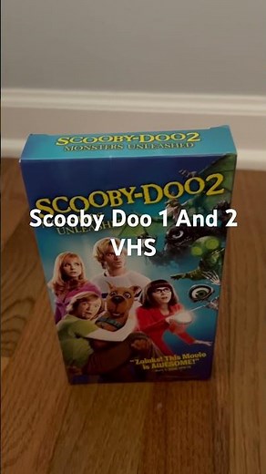 Scooby Doo 1 And 2 VHS Collection