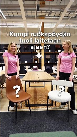 Äänestä tuoli -50 % alennukseen💚