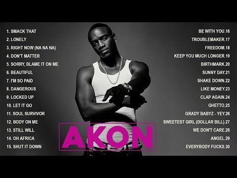 AKON Top Hits 2025 | All-Time Best Songs Compilation