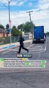 The slowest police chase ever in Bell, Los Angeles, California