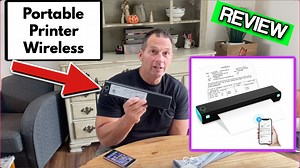 Watch Portable Printer Wireless for Travel on Amazon Live