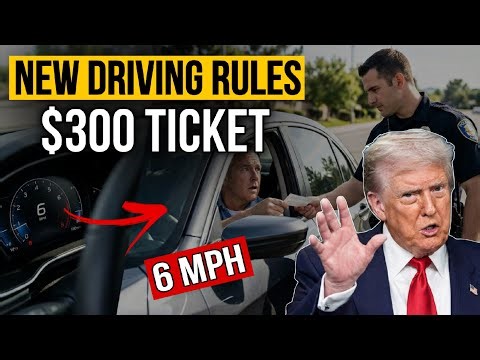 He Got a $300 Ticket for Going 6 MPH Over — New 2026 Driving Rules!