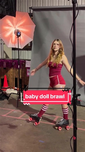 here's our baby doll brawl skaters all amaze for their trading card shoot! the baby doll brawl is a game that features our freshmeat and debuts some of our newest skaters !! 🥰💕 in person is SOLD OUT but u can watch them live 2PM PST this Saturday 02/24 livestreaming on the toob! #derbydolls #rollerderby #rollerskating #losangeleslife #fypシ