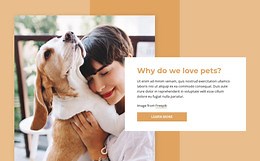 Pet lovers - CSS Template by Nicepage