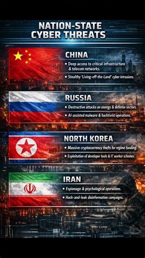 Nation State Cyber Assessment #cyberattack #cybersecurity #hacker #news