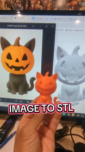 Nikko on Instagram: "The FASTEST way to 3d model. Image to STL #3dprinting"