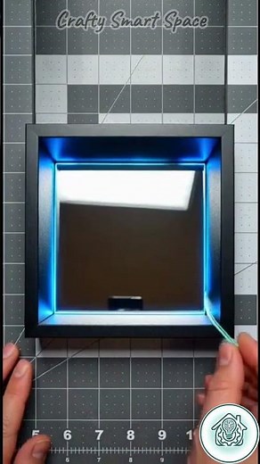 DIY Infinity Mirror Illusion | Mesmerizing LED Tunnel Light ✨