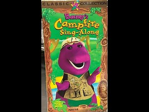 Barney's Campfire Sing-Along Canadian VHS