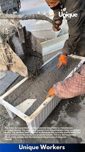 Concrete Casting: Manufacturing Concrete Blocks