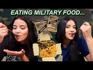 EATING MREs FOR A DAY!