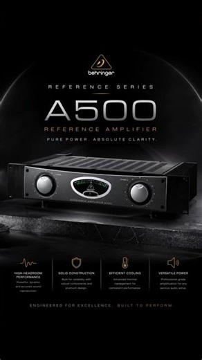 behringer a500 reference amp #feedshorts #trending #music #shorts #hifi#fyp#luxury #gta #amp #2026