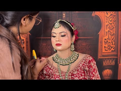 Oily skin bridal makeup | summer makeup tutorial | Airbrush theory knowledge