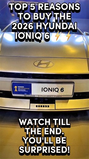 TOP 5 REASONS TO BUY THE 2026 HYUNDAI IONIQ 6 // IS THIS THE BEST MID-SIZED ELECTRIC SEDAN?