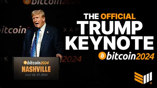 Donald Trump Bitcoin 2024 Keynote Speech