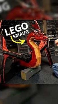 This LEGO Smaug is BUILT to Movie Scale…