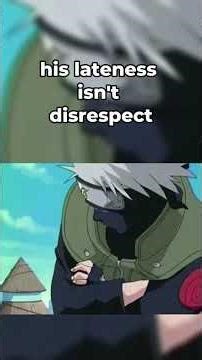 The real reason kakashi is always late?