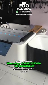 Price Of Steaming Room, Bluetooth Jacuzzi, Shower Room, Bath Tub, Shower Head, Water Closet In Lagos State, Nigeria. #interiordesign | The Edo Talk Show