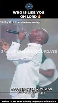 Who Is Like You Oh LORD- Minister Dunsin Oyekan At Upper Room Abuja