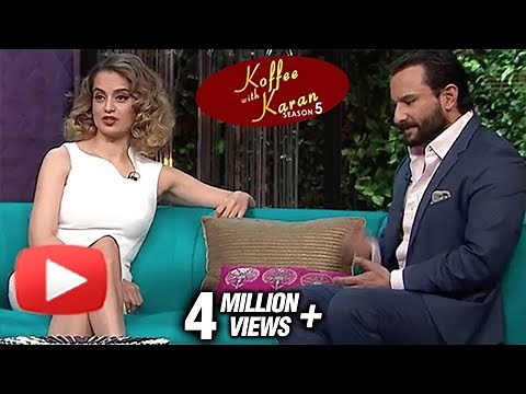 Kangana Ranaut | Saif Ali Khan | Koffee With Karan Season 5 Episode 16 | BEST MOMENTS