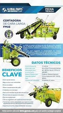COSECHADORA Y DESHOJADOR DE CAÑA #maquinariaagrícola #agricultura #agrocolombia