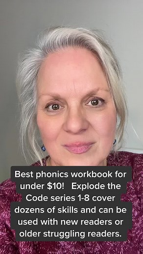 Explode the Code are thr best phonics workbooks on the market. Get them as eps.schoolspecialty.com along with a set of decodable books if you have a k/1 beginning reader. A workbook will take weeks to finish if you do one page a day. It works if you do it daily and have your child SAY everything - sound it out and read it. If they do it silently it’s not as helpful. Do you have a favorite phonics workbook? #phonics #phonicsactivities #decoding #decodablebooks #reading #kindergarten #firstgradete