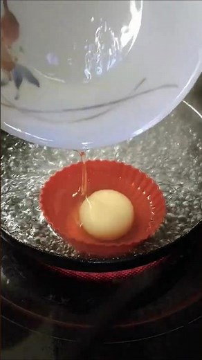 Poached Egg in Silicone Cups perfect every time.