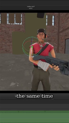 how to hold weapons with two hands in sfm