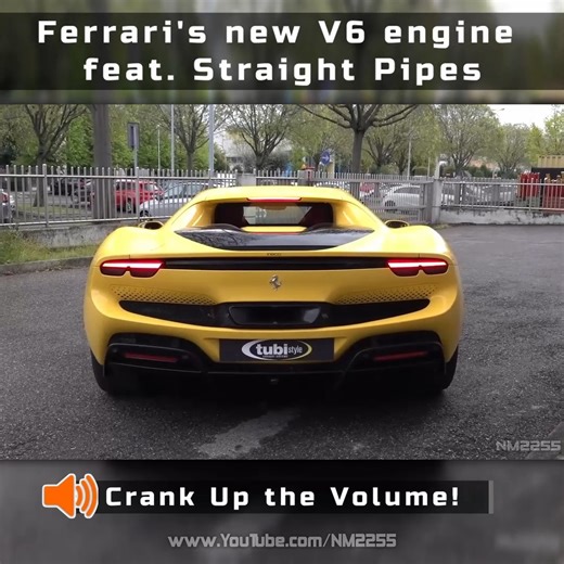17K views · 1.1K reactions | Ferrari's new V6 engine sounds SICK with Tubi Style exhaust!  | NM2255 | Facebook