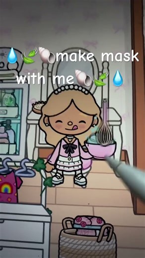 💧🍃🐚make mask with layla🐚🍃💧