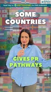 5 Best Countries To Get PR After Studying Abroad for Indians 🌍✈️#prpathways #indianstudentsabroad