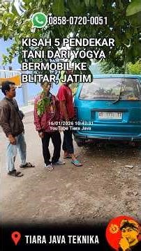 KISAH 5 PENDEKAR TANI BERMOBIL 7 JAM DARI YOGYA KE BLITAR, BELI CULTIVATOR RTH RONIN SOLAR 8 HP