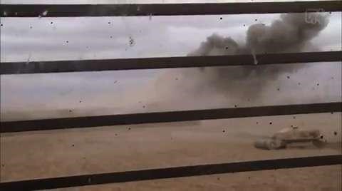 Convoy Vehicle Struck by IED