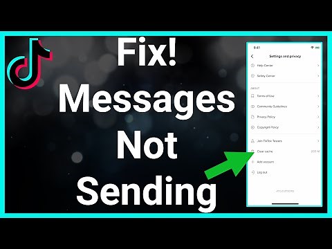 How To Fix TikTok Messages Not Working / Sending