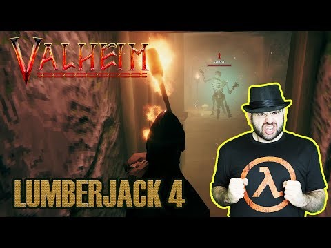 First Dungeon Full Of Skeletons Discovered - Valheim - Lumberjack 4