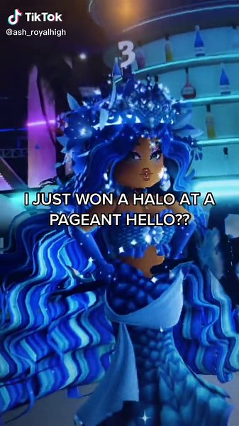 Mermaid Halo 2021 Pageant Win in Royale High Roblox