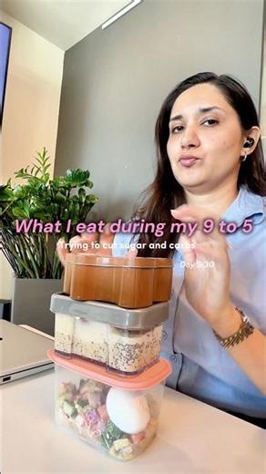 What I eat in my 9 to 5. Less sugar, low carbs 🥙🥗💪 #lowsugar #explore #eating #9to5life #vlog