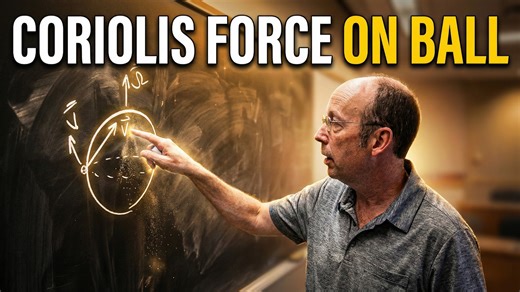 Modeling the Coriolis force on a kicked ball: Classical mechanics on Earth