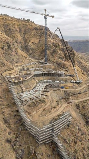 From Steep Hillside to $100M Terraced Megacity #engineering #megastructure #thebuildmatrix