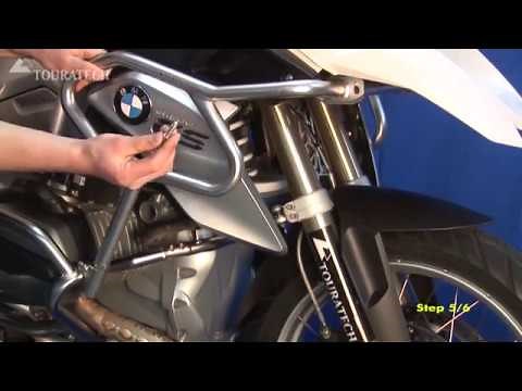 Stainless steel crash bar extension, BMW R1200GS (2013-2016)