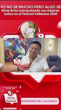 Silvio Brito performing his greatest hits at the Vallenato Festival 2026, part 1