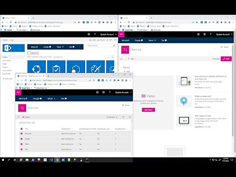 Global Nav Bar for Classic JS and Modern SPFx (hosted SP2019 and SPO)