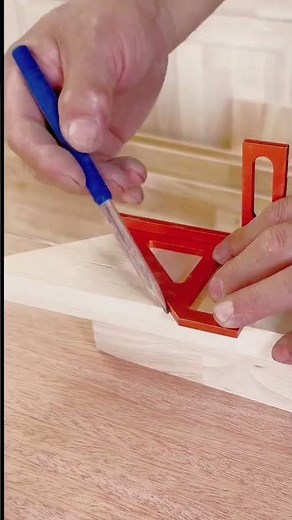 #woodworkingtools#Professional carpenter's marking square angle ruler triangle ruler