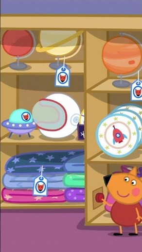 Freddy Fox's SECRET Door! 🚪 #peppapig #shorts