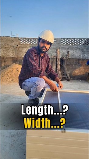 Panel Length And Width?#solarpanels #solarpanelwidth #solarpaneldimenssions #solarplant #dimensions