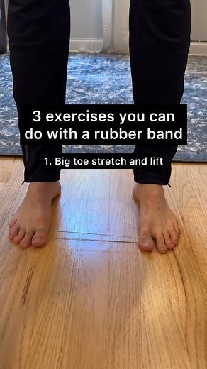 It turns out you already have a physical therapy tool sitting in your junk drawer! Grab a rubber band and try these simple moves | Anytime Mobility