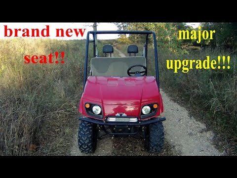 chuck wagon utv seat upgrade
