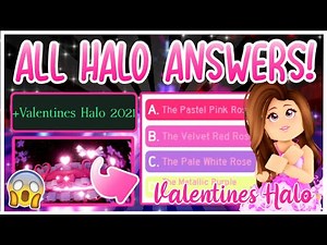 ALL Valentines Halo 2021 ANSWERS! 💕 Roblox Royale High