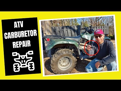 ATV Is Hard To Start When Cold | Suzuki Eiger 400 Carburetor Repair
