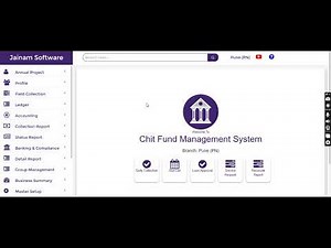 Chit Fund Virtual Account Management | Chit Fund Software Demo | Loan Management System